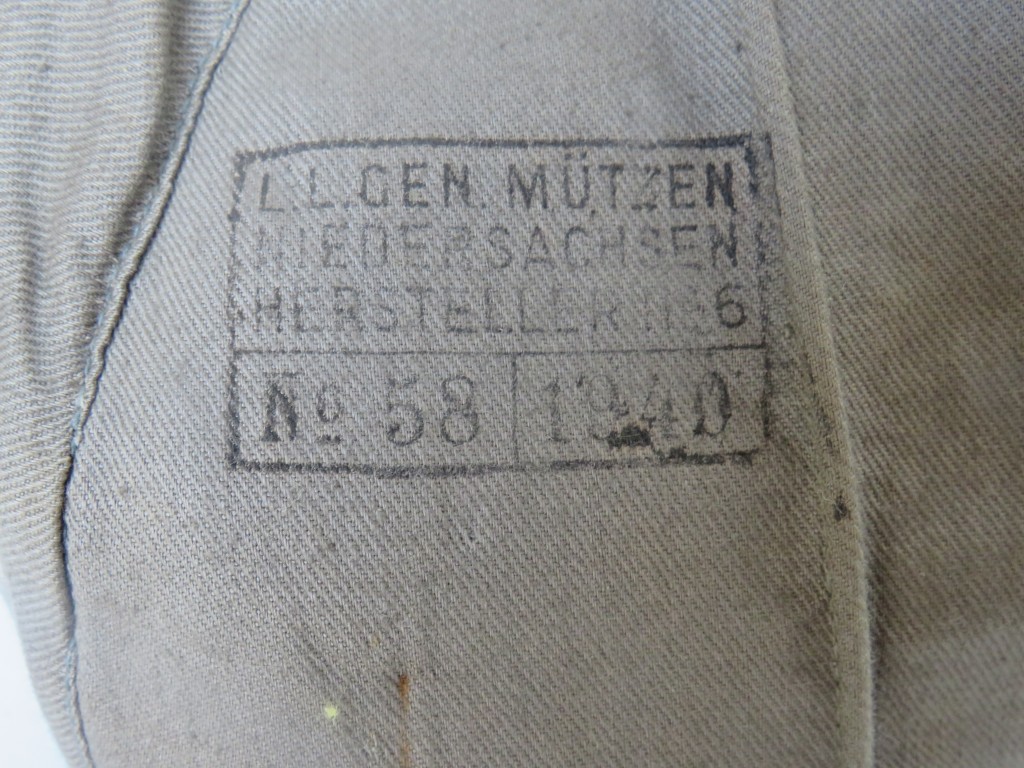 ARMY FELDMUZE DATED 1940 | Malcolm Wagner Militaria